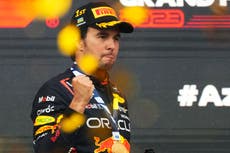 Sergio Perez sends title warning to Max Verstappen after Azerbaijan victory