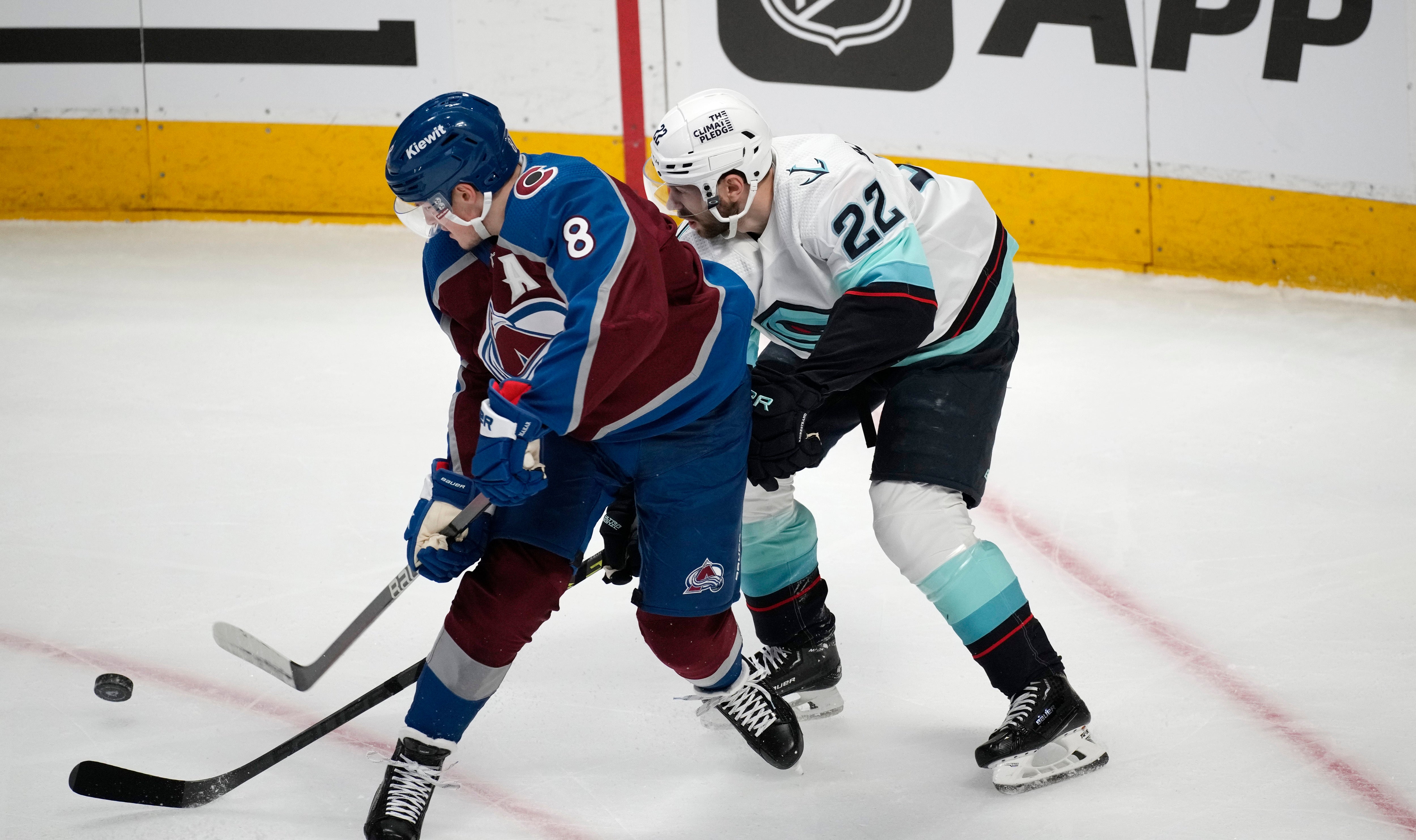 Kraken Avalanche Hockey