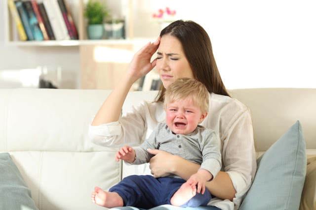 Being a new parent can be overwhelming at times (Alamy/PA)