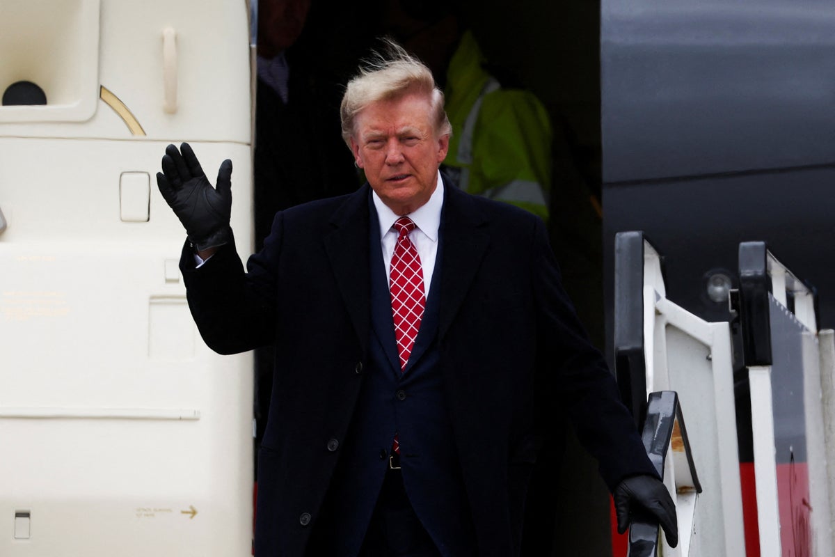 Donald Trump says ‘it’s great to be home’ as he arrives in Scotland amid slew of lawsuits