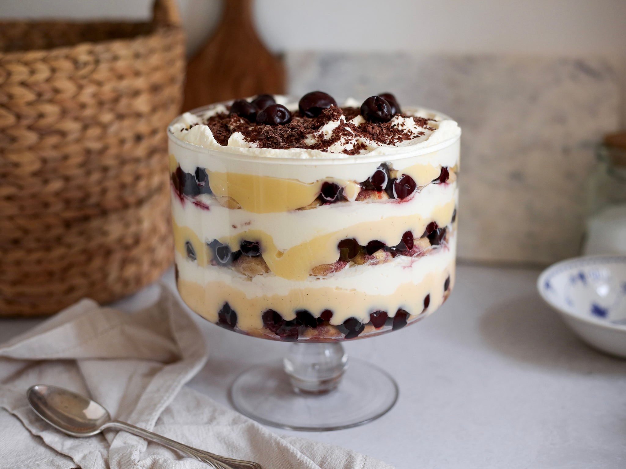 A coronation sherry cherry trifle recipe fit for a king The Independent