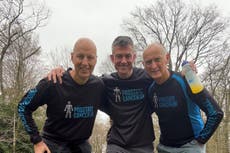 Three men living with prostate cancer attempt Yorkshire three peaks for charity