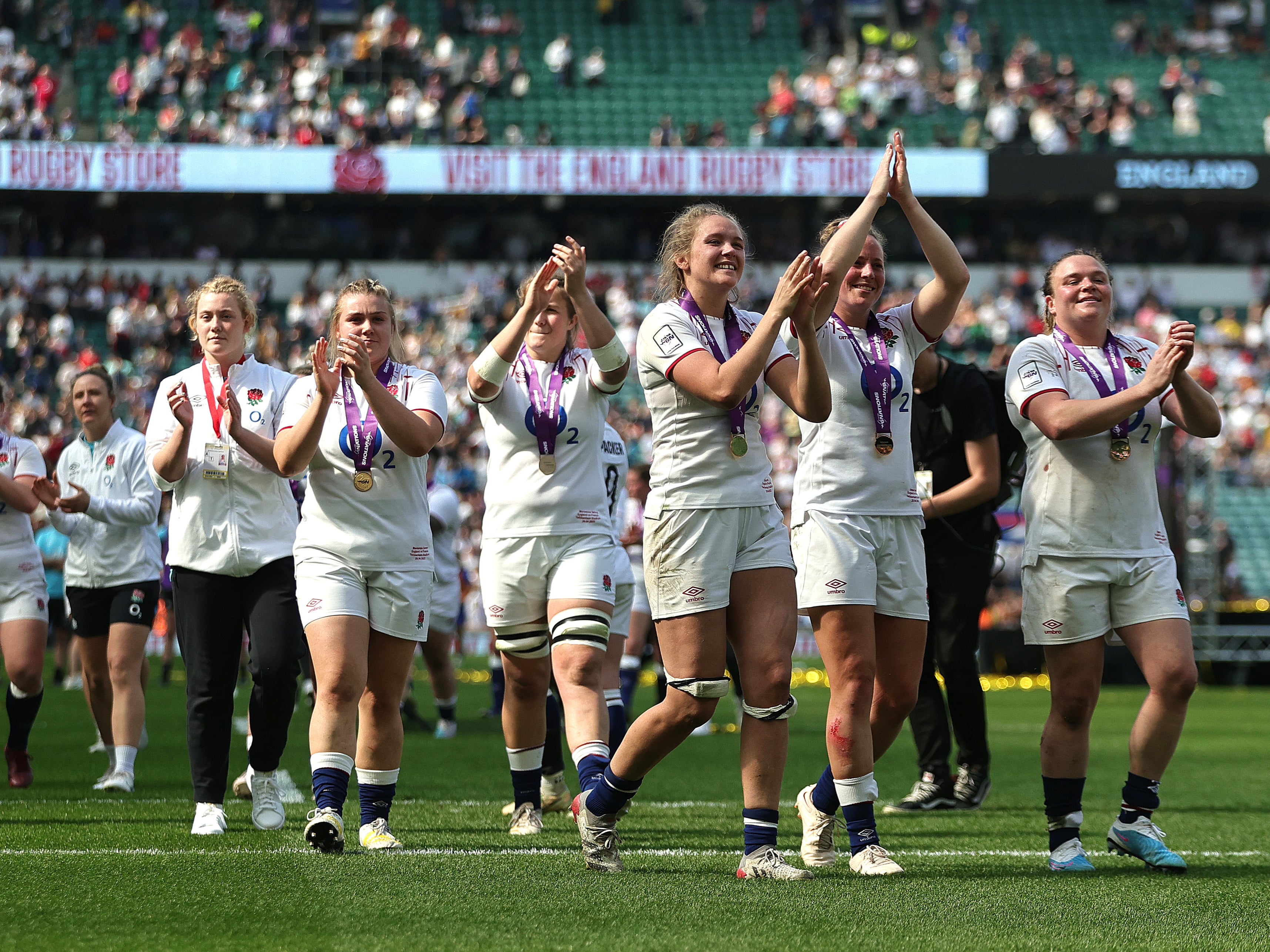 England’s Six Nations win over France was watched by a record crowd for any women’s rugby game