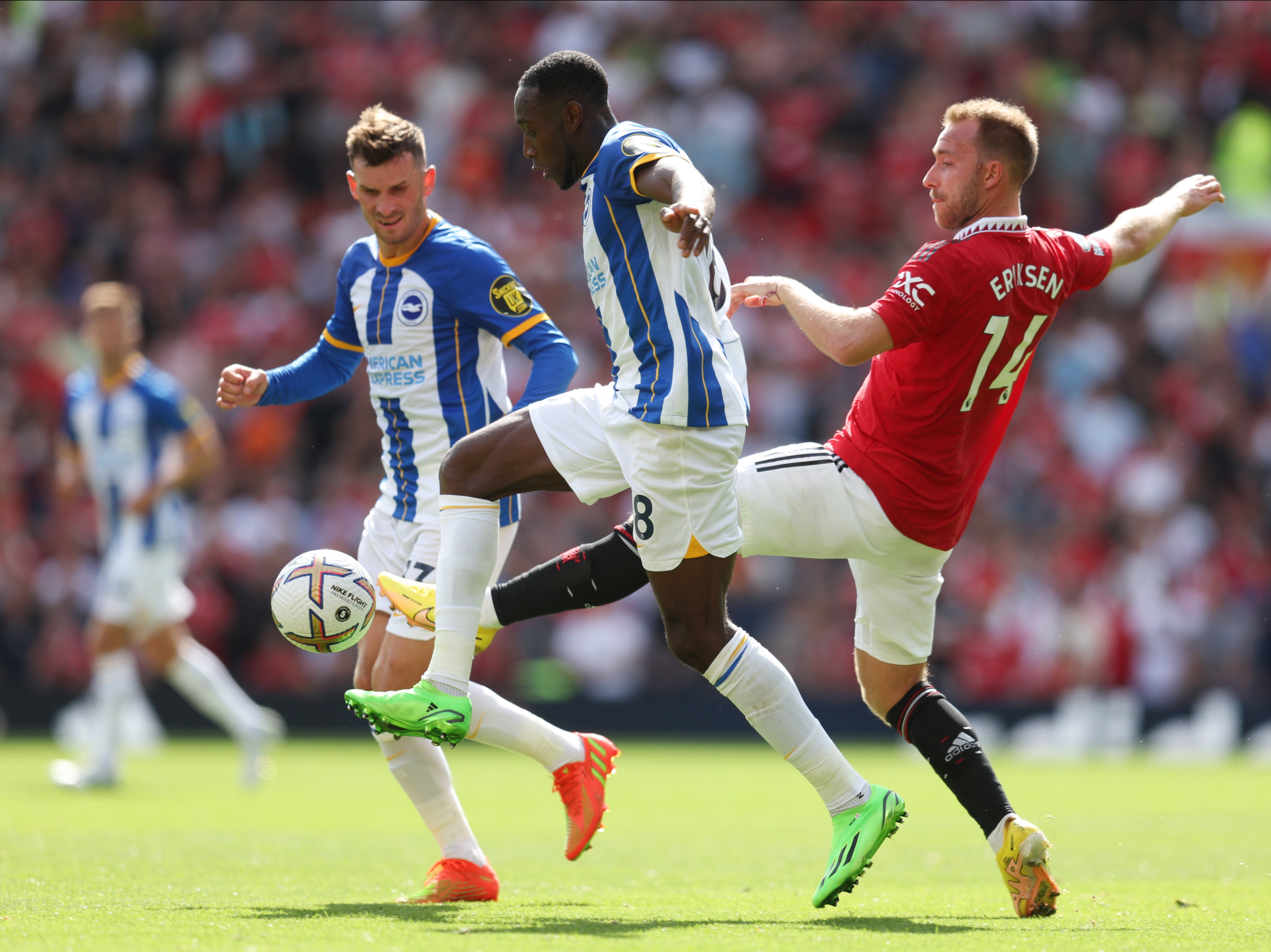 Brighton v man utd what online channel