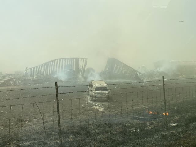 <p>Multiple people died in a multi-car accident in Illinois on I-55 during a dust storm on 1 May, according to police </p>