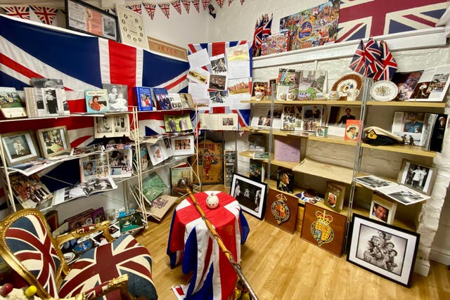 The Royal Room at Jeyes of Earls Barton in Northamptonshire has curated a special exhibition dedicated to Charles (Jeyes of Earls Barton/PA)