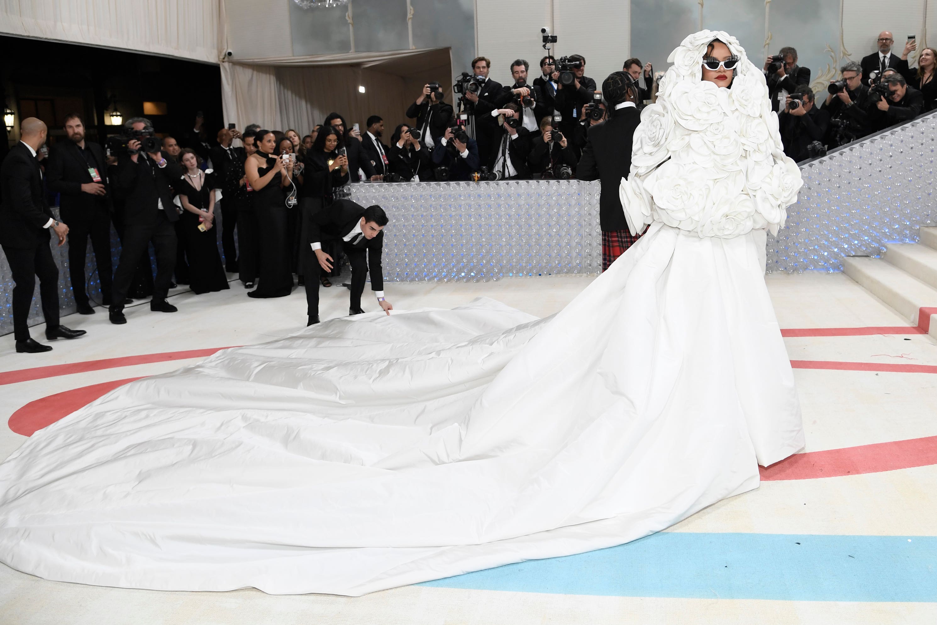 Rihanna stuns Met Gala crowds with extravagant bridal look inspired by  Chanel