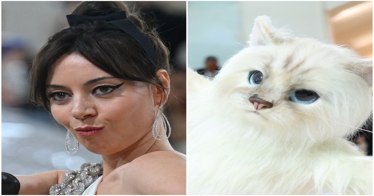 Met Gala: Aubrey Plaza admonishes Jared Leto for giant cat outfit