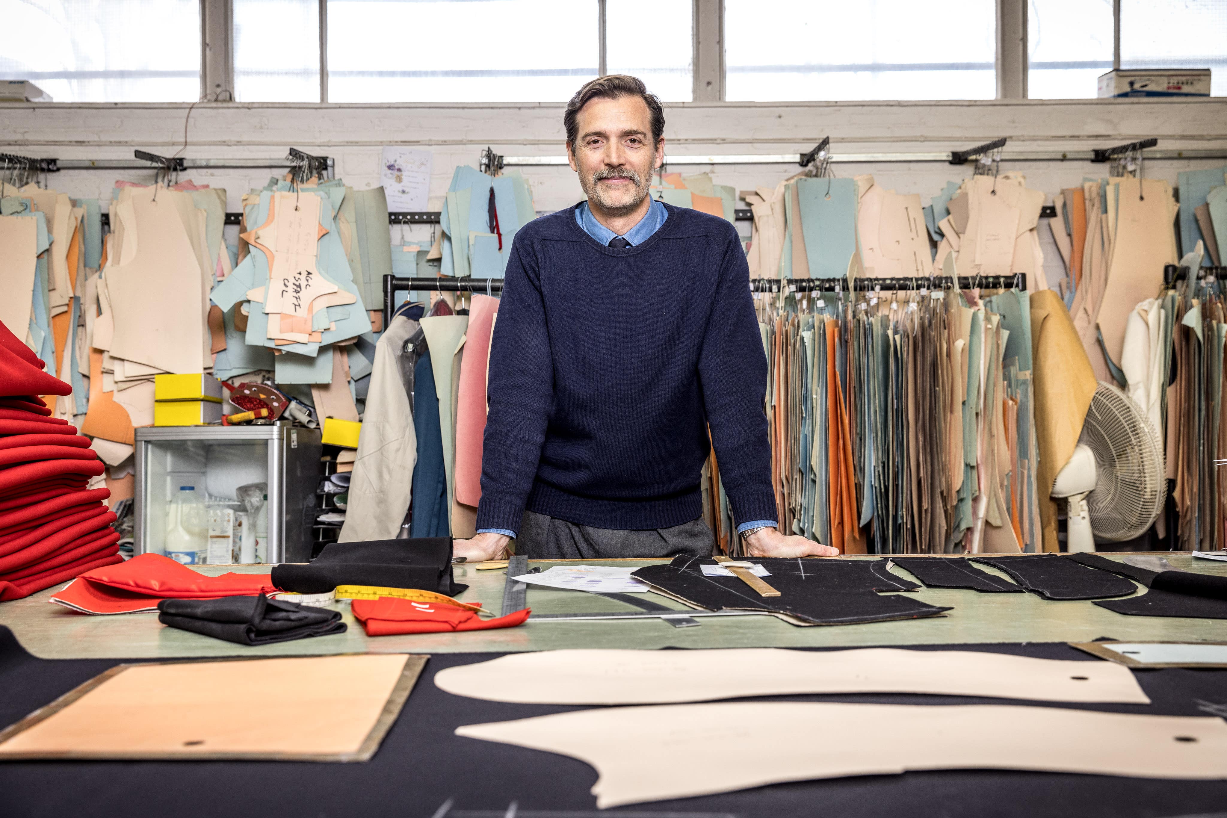 Patrick Grant hosts a new BBC documentary called Coronation Tailors: Fit For A King (Guy Levy/Waddell Media/PA)