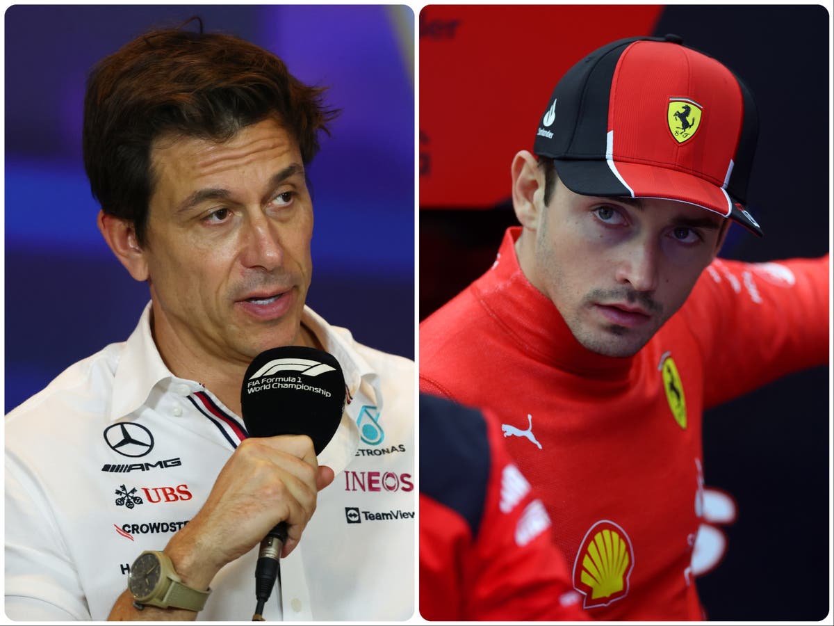 F1: Toto Wolff addresses report linking Ferrari star Charles Leclerc with Mercedes move