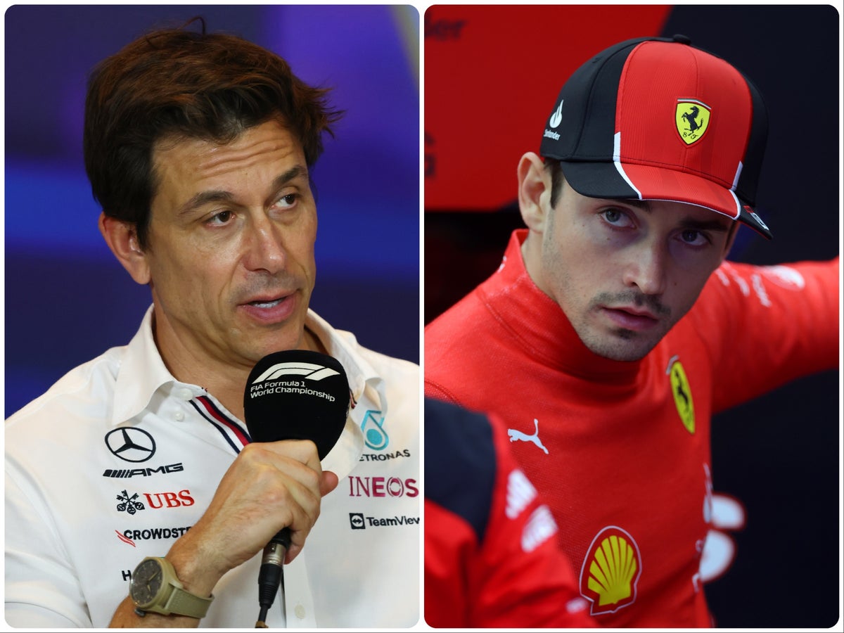 Toto Wolff addresses reports linking Charles Leclerc with Mercedes move