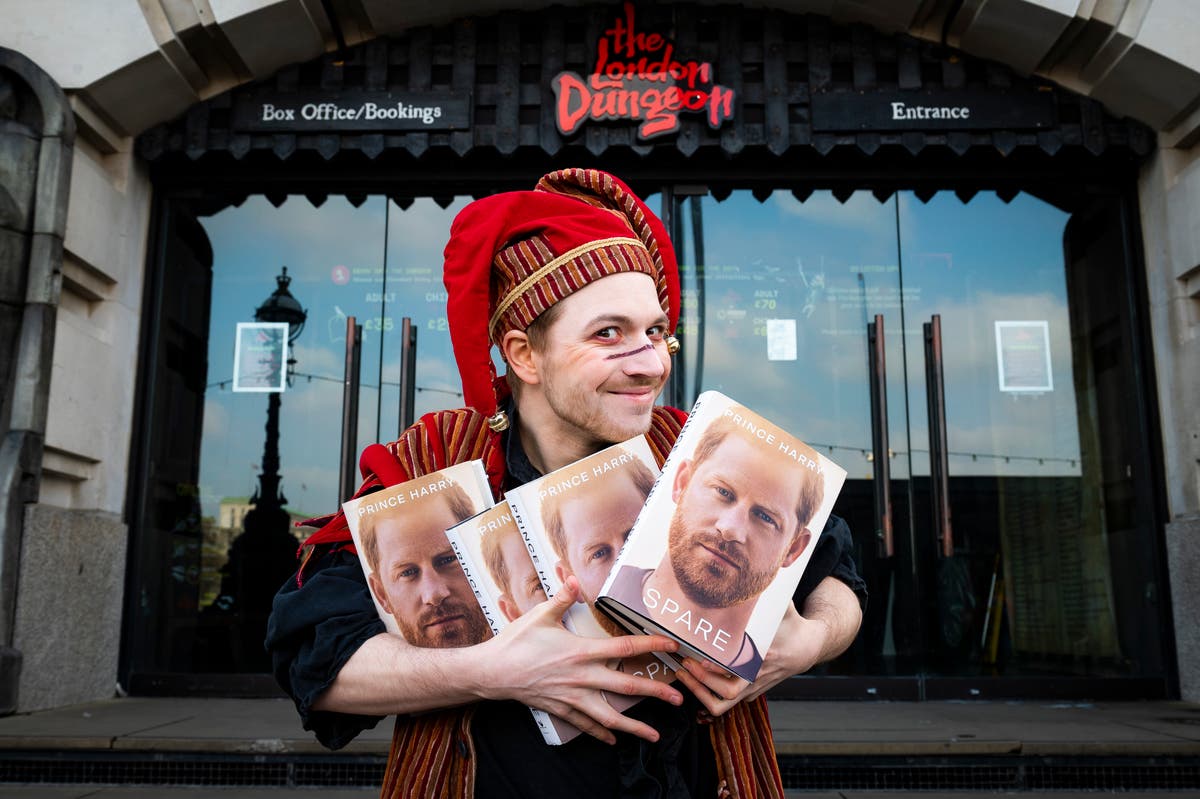 London Dungeon offers free entry to anyone ditching their copy of Prince Harry’s book