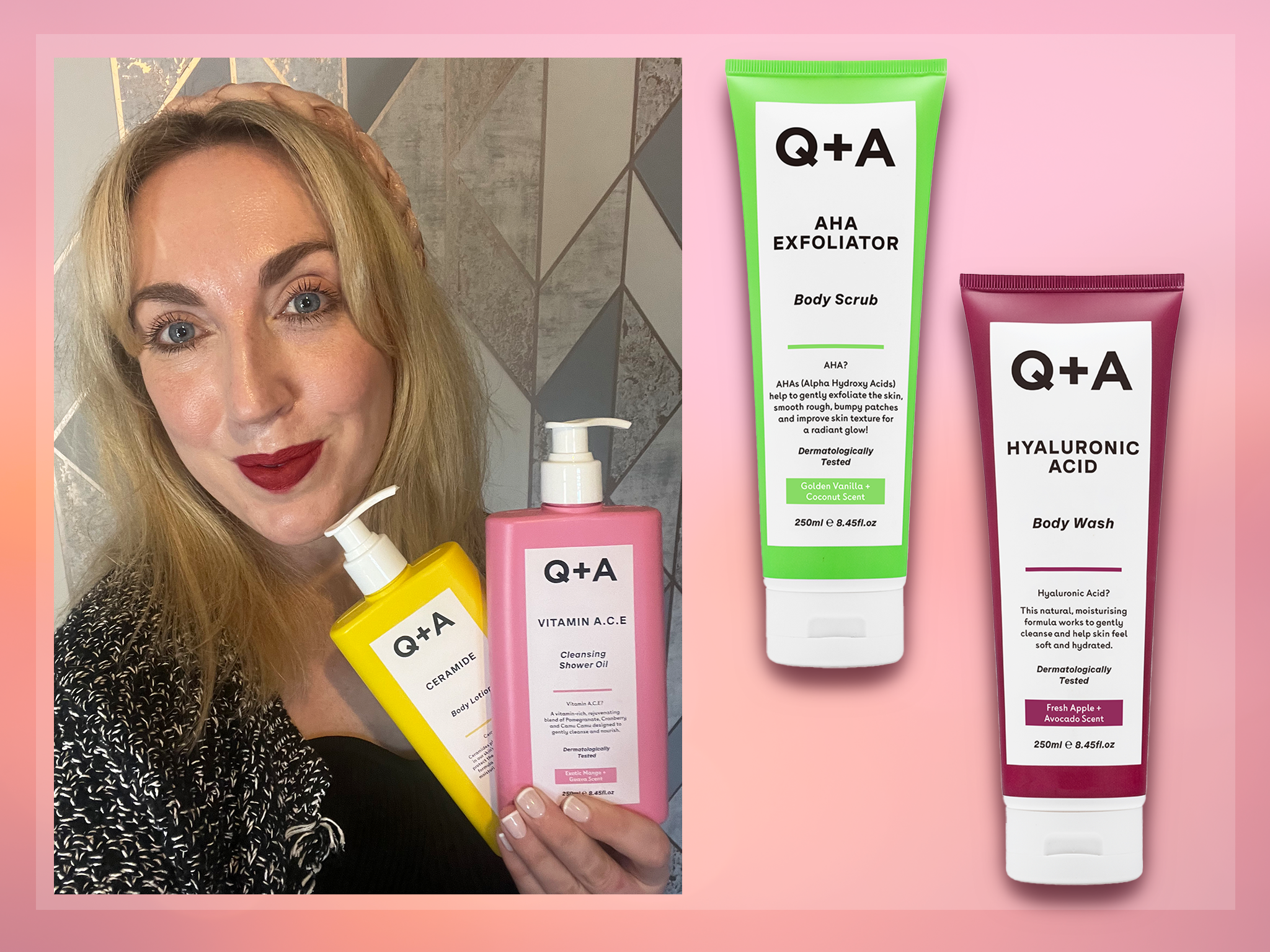 We sampled affordable skincare range Q+A’s new body products ahead of launch and love them