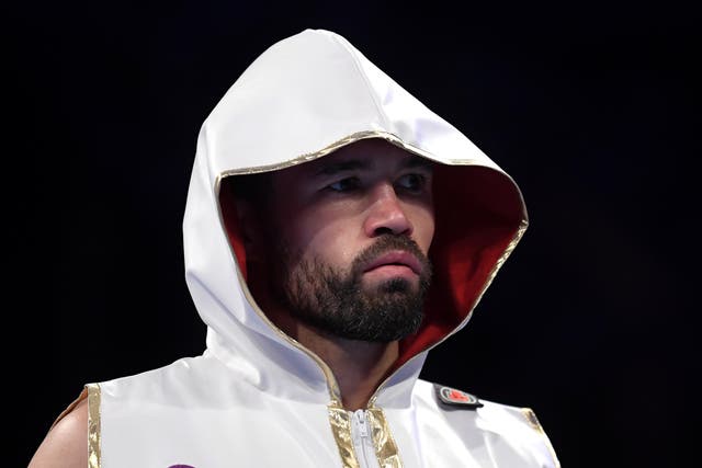 <p>John Ryder ahead of his victory over Daniel Jacobs in February 2022</p>