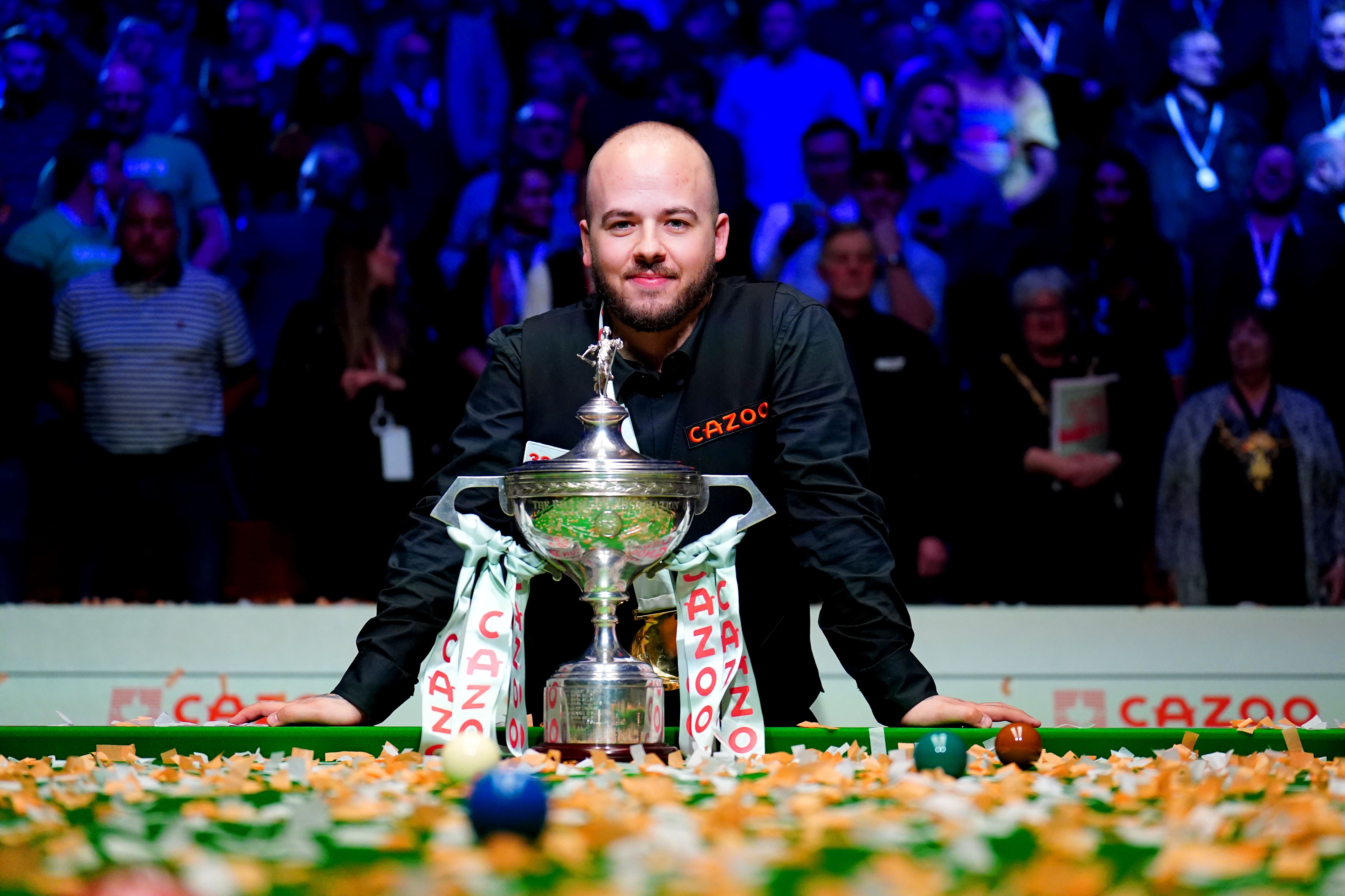 Luca Brecel will try to defend the title he won 12 months ago