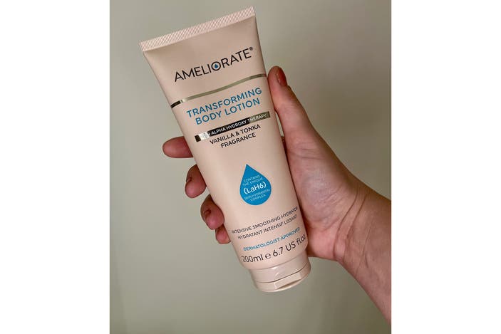 Ameliorate transforming body lotion vanilla and tonka fragrance