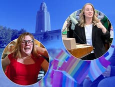 Inside the ‘mentally exhausting’ protest shutting down Nebraska’s anti-trans legislation