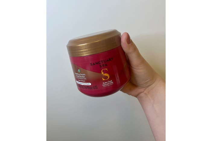 Sanctuary Spa ruby oud natural oils melting pearls body butter