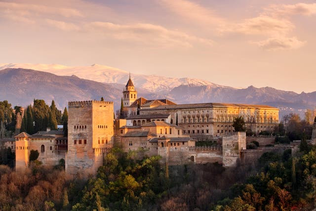 <p>The Alhambra, a Moorish palace in Granada</p>