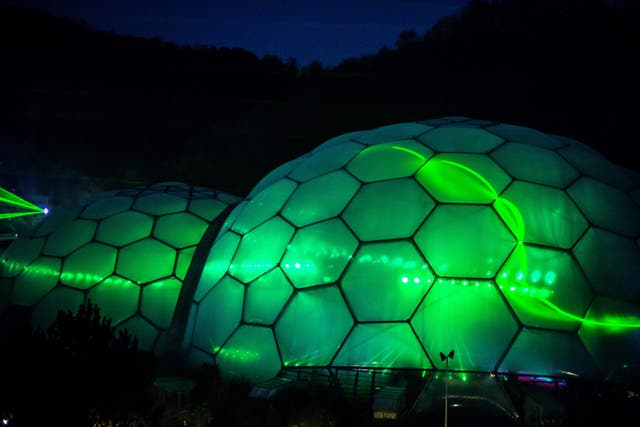 A drone show will light up the sky above the Eden Project in Cornwall (Ben Birchall/PA)