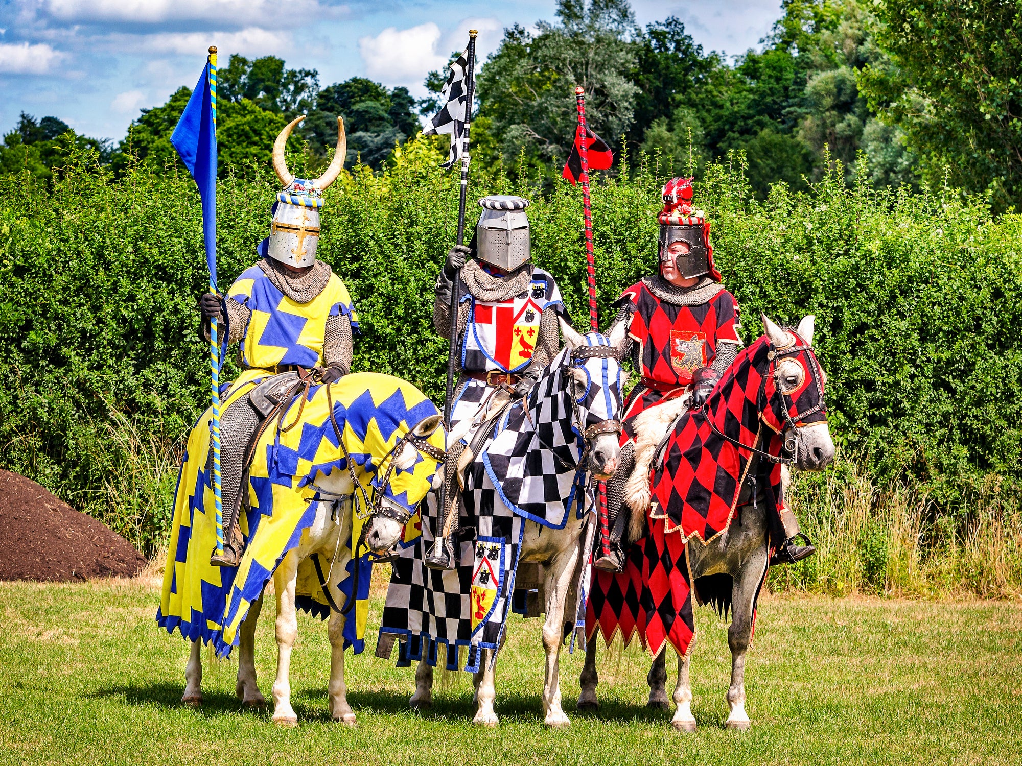 Jousting tournaments at Hever Castle offer fun for all the family