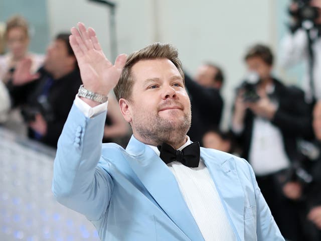 <p>James Corden and Julia Carey attend The 2023 Met Gala Celebrating "Karl Lagerfeld: A Line Of Beauty" at The Metropolitan Museum of Art on May 01, 2023 in New York City. (Photo by Mike Coppola/Getty Images)</p>