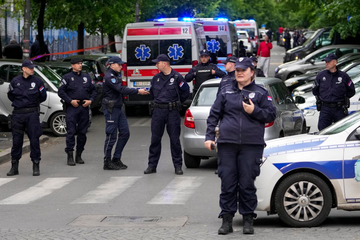 Teenage boy opens fire in school in Serbian capital