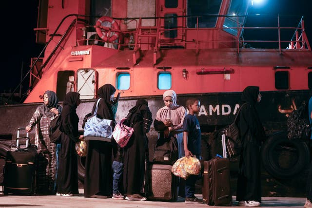 Sudan Evacuees