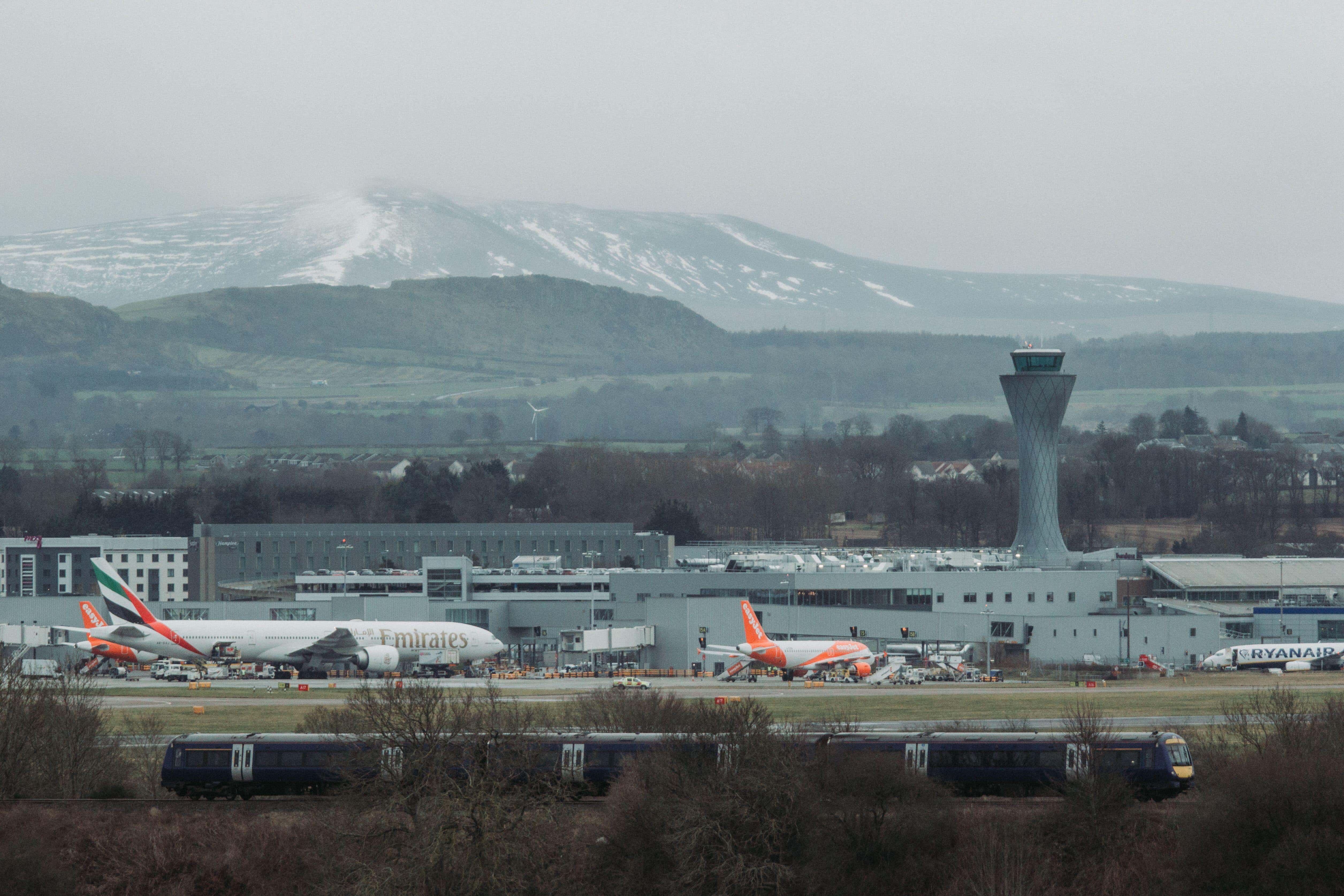 Edinburgh Airport workers are to be balloted for strike action (Paul Corson/Alamy/PA)