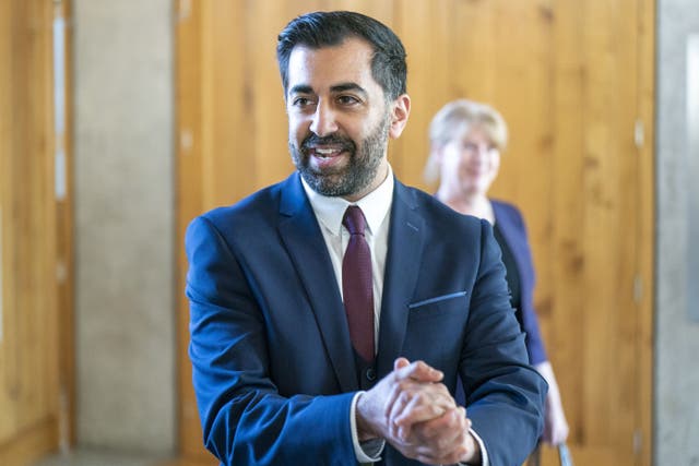 Humza Yousaf said he is ‘pleased’ the SNP has new auditors in place (Jane Barlow/PA)