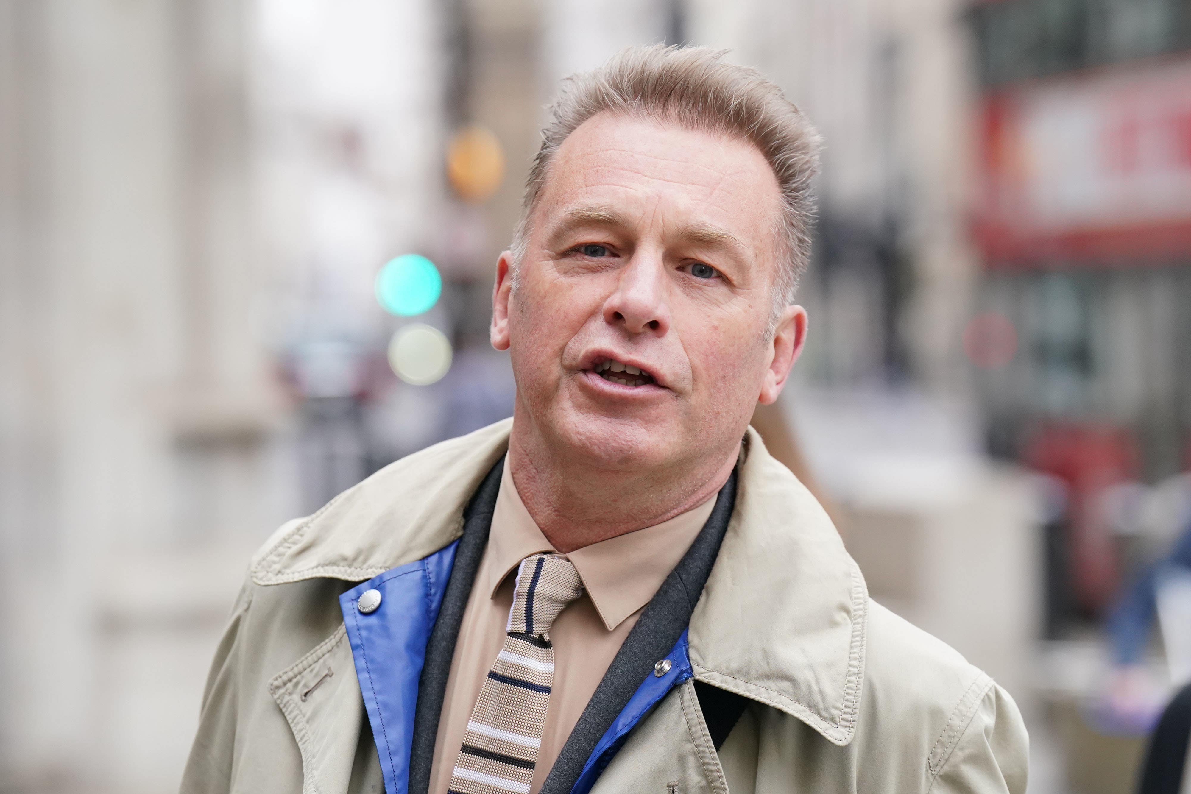 Chris Packham at the Royal Courts of Justice