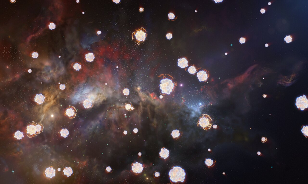 اكتشف العلماء بقايا من النجوم الأولى للكون