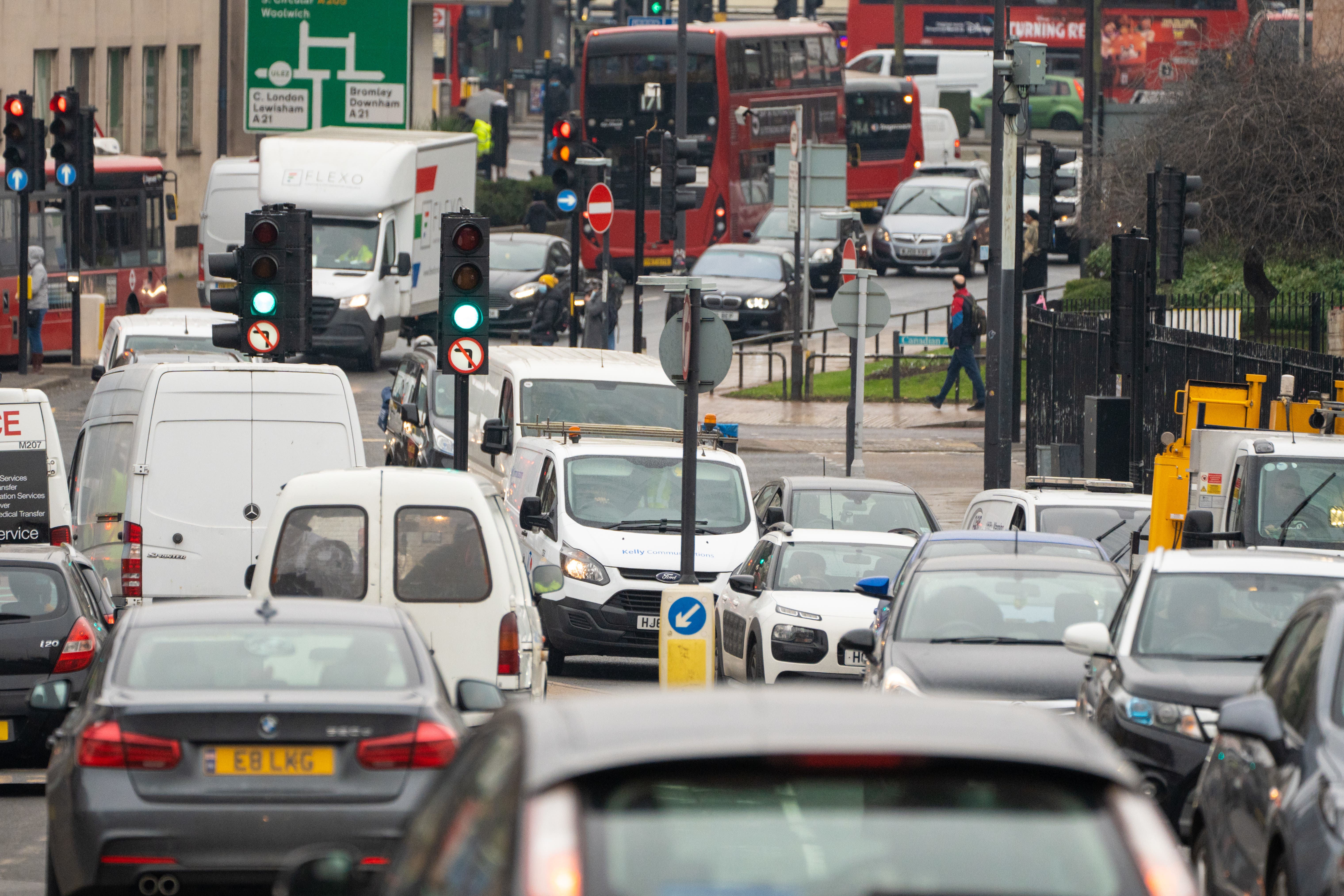 London’s Labour mayor intends to expand London’s ultra low emission zone to cover the entirety of outer London (Dominic Lipinski/PA)