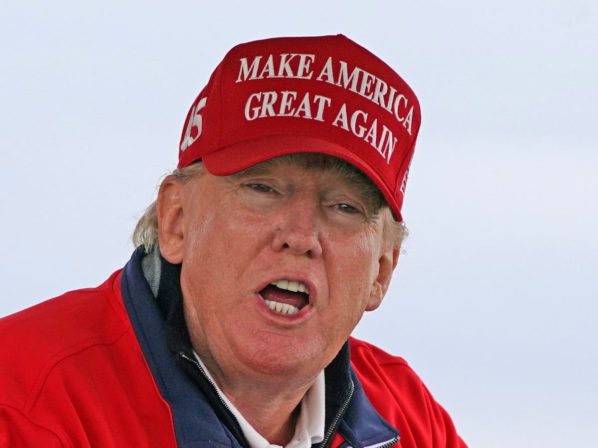 Trump Farage interview – latest: Ex-president pauses Scotland trip for chat with populist ally
