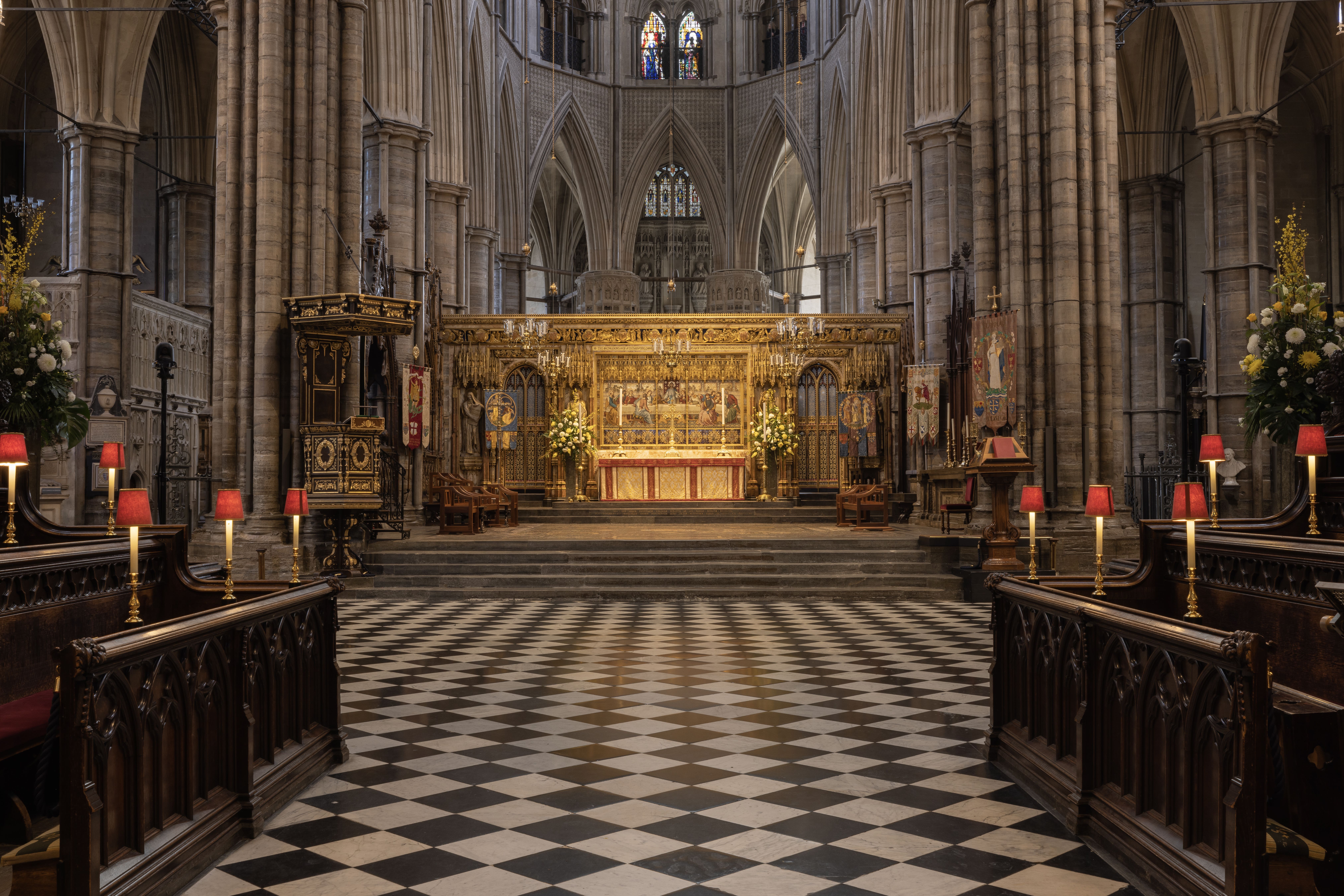 A general view inside Westminster Abbey in London, ahead of the coronation (Dan Kitwood/PA)