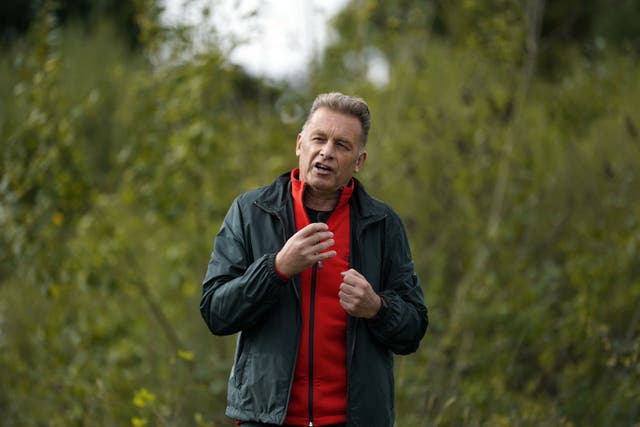 Conservationist Chris Packham has denied being ‘Jason Bourne’ (Andrew Matthews/PA)