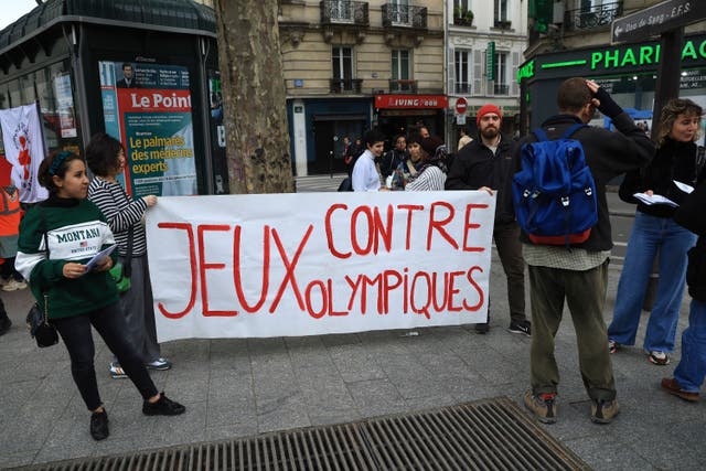 PARIS 2024-PROTESTAS