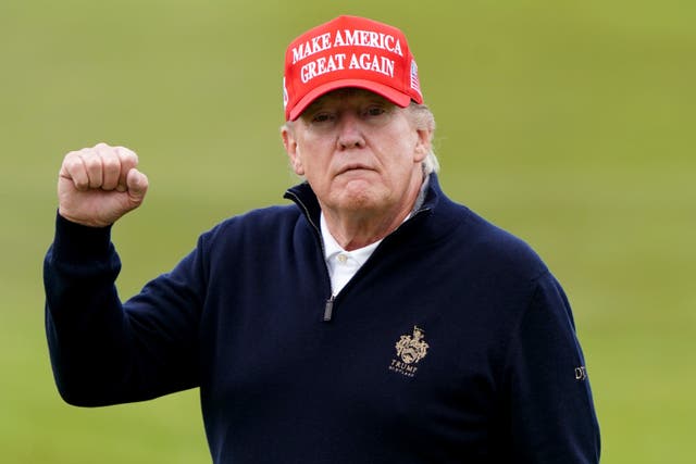 <p>Former US president Donald Trump has been visiting Scotland and Ireland in recent days</p>