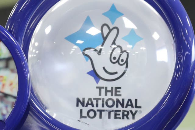 Saturday’s National Lottery jackpot is a guaranteed £20 million (PA)