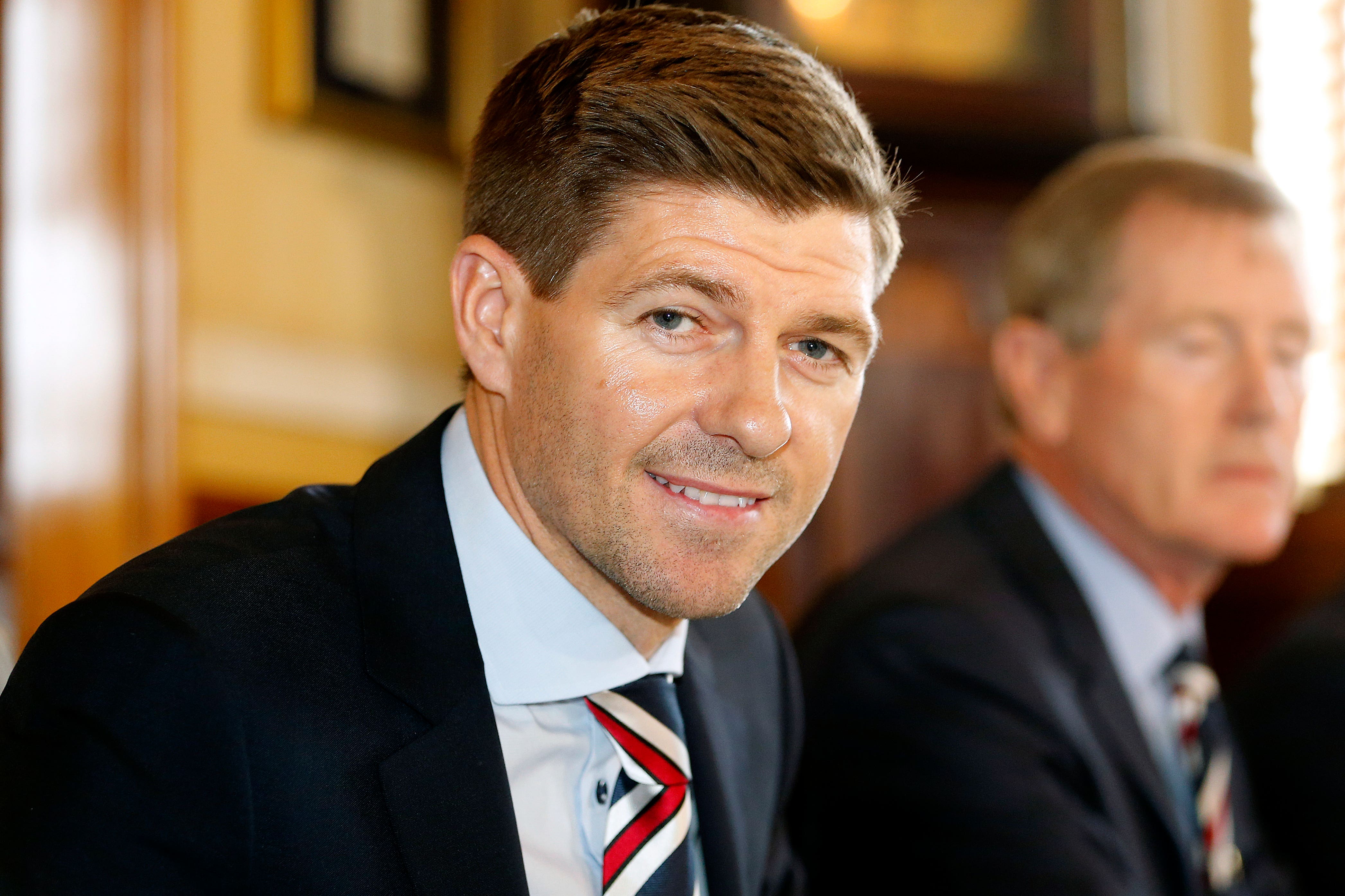 Steven Gerrard was introduced as the new Rangers manager on this day in 2018 (Jeff Holmes/PA)