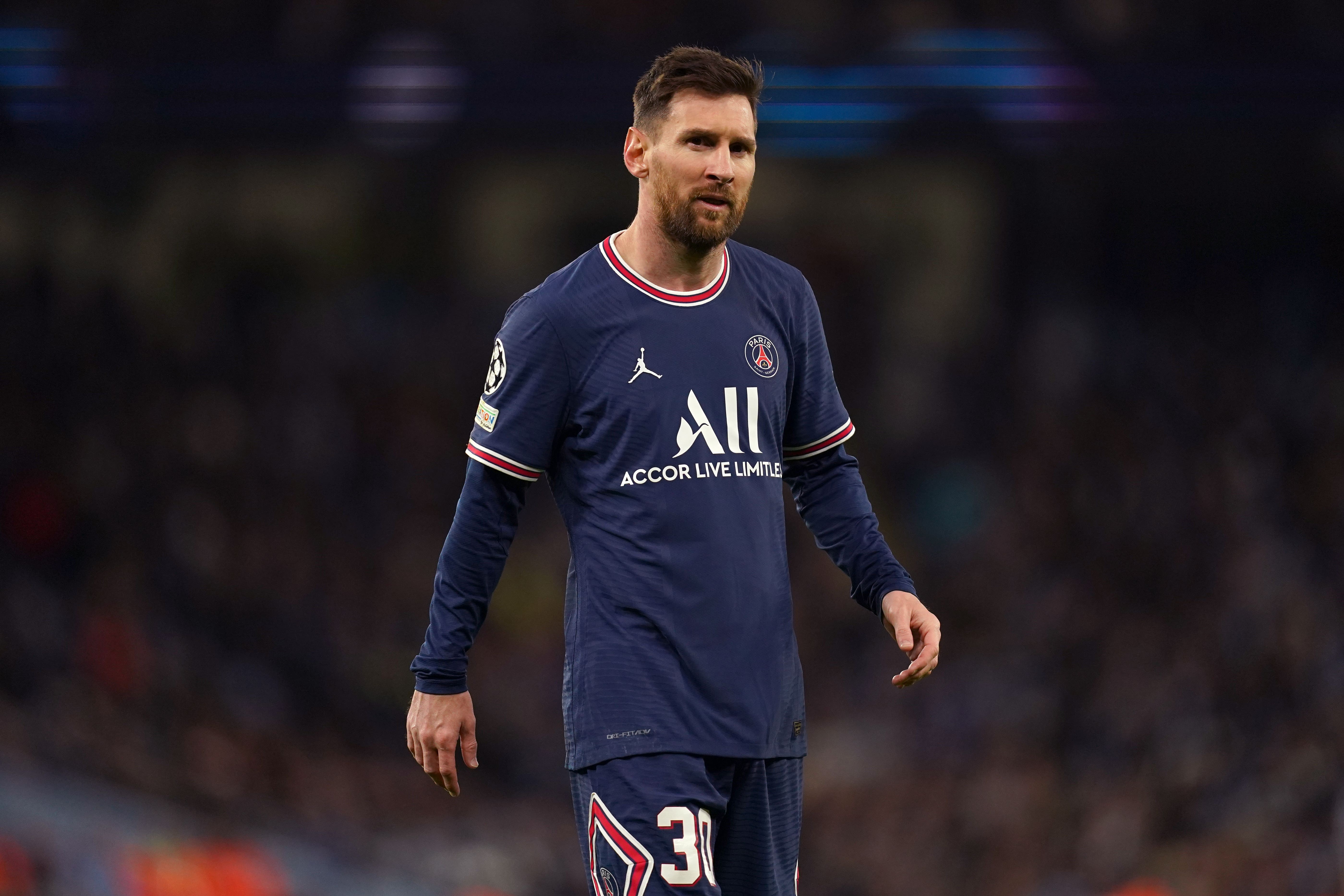 Lionel Messi is reportedly set to leave Paris St Germain at the end of the season (Martin Rickett/PA).
