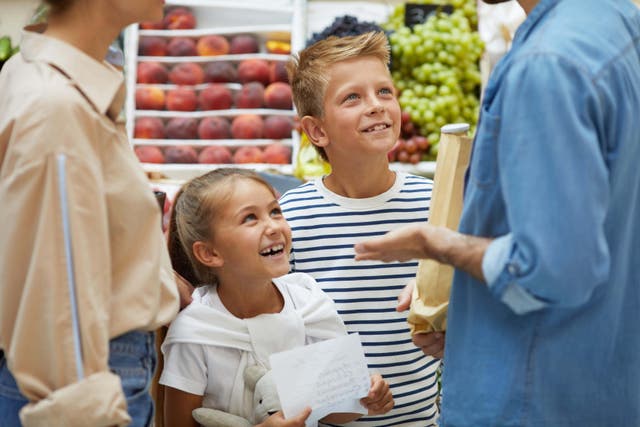 New guidance suggests how to talk to children about weight and healthy eating (Alamy/PA)