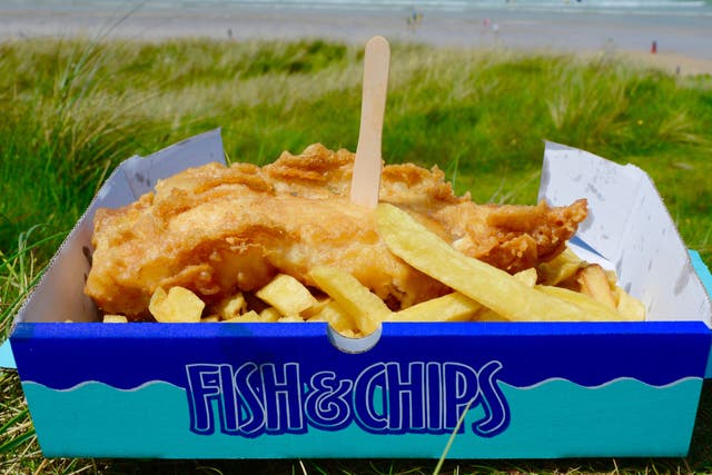 <p>The average price of fish and chips has risen by 19 per cent, according to the ONS</p>