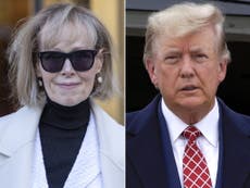 Trump news – live: Trump claims he’s ‘doing very well’ in E Jean Carroll rape trial as he won’t offer defence