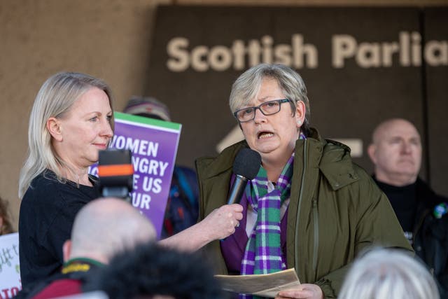SNP MP Joanna Cherry has hit out at the party and its former leader (Lesley Martin/PA)