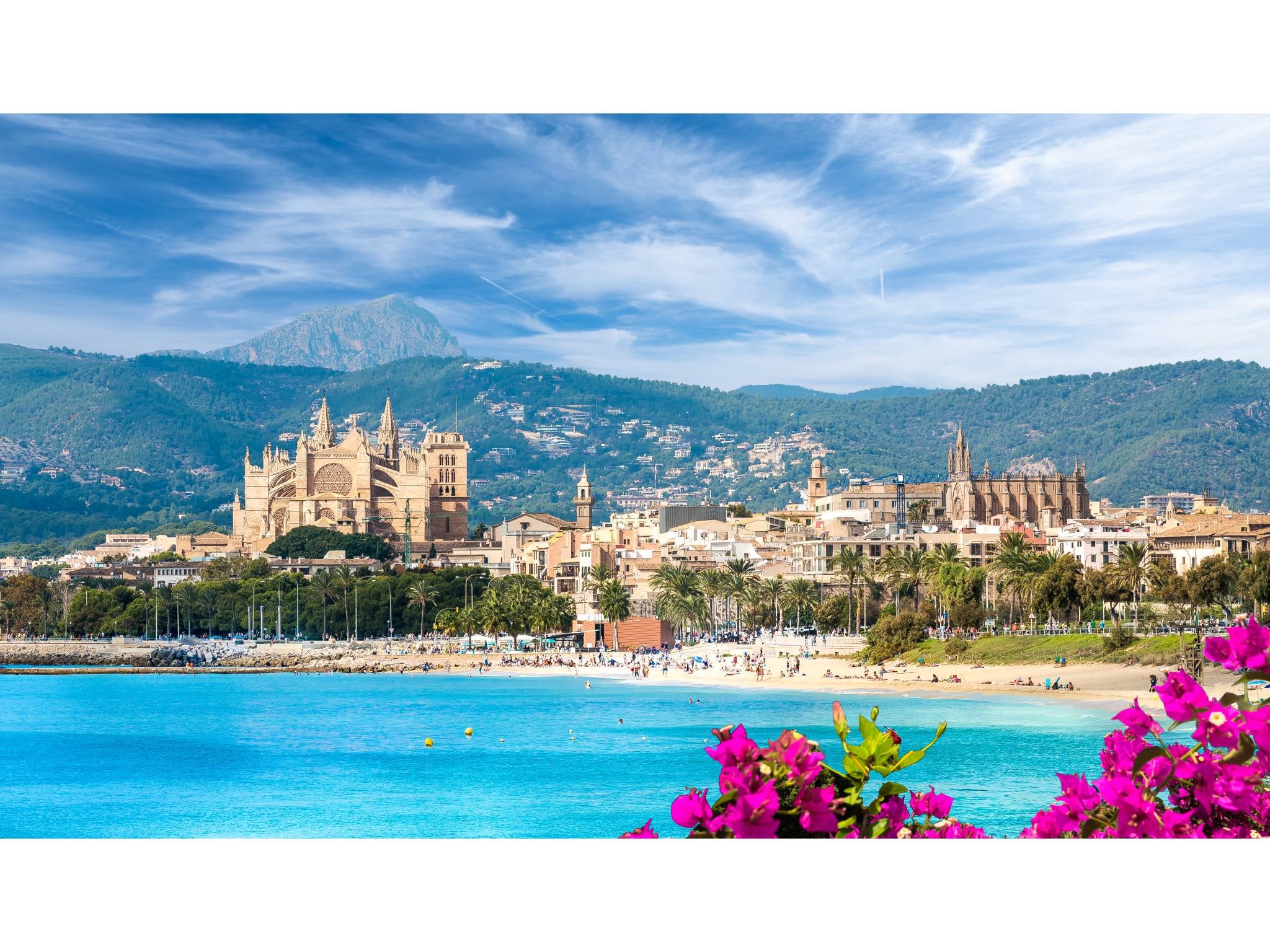 Holidays to Mallorca have the biggest price difference, and could save a family of four up to £1,100
