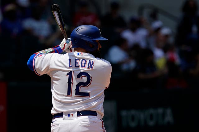 Rangers Leon's Number Baseball