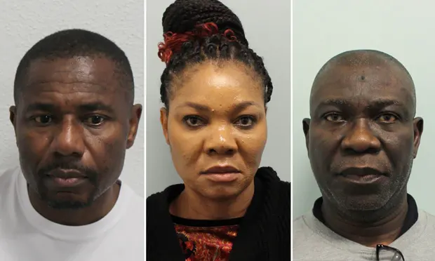 Ike Ekweremadu, 60 (right), his wife Beatrice, 56, and Dr Obinna Obeta, 50, who were accused of treating the man and other potential donors as ‘disposable assets’