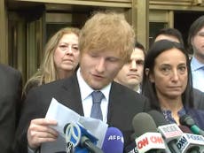 ‘I will never allow myself to be a piggy bank’: Ed Sheeran shares defiant message after copyright trial win