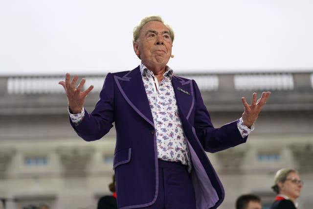 Lord Andrew Lloyd Webber said writing the anthem was an antidote for the death of his son (Joe Giddens/PA)